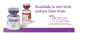 Botox is available as either 50U or 100U vials